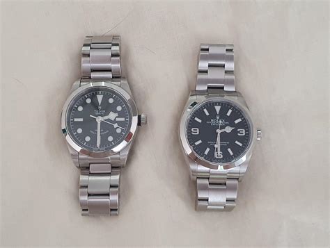 tudor black bay 36 vs rolex explorer